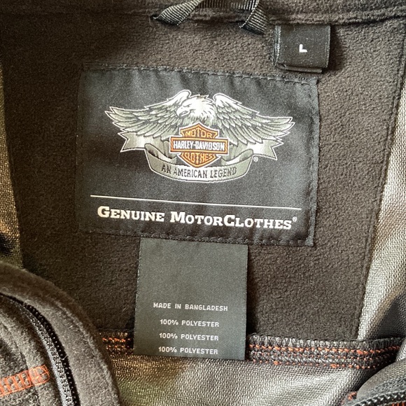 Harley-Davidson Men’s Full Zip Fleece Jacket - Picture 8 of 8